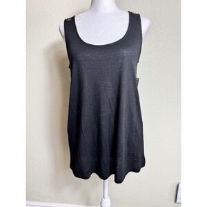 Allen B by Allen Schwartz Women's Sleeveless Black Top Size S‎ NWT Tank